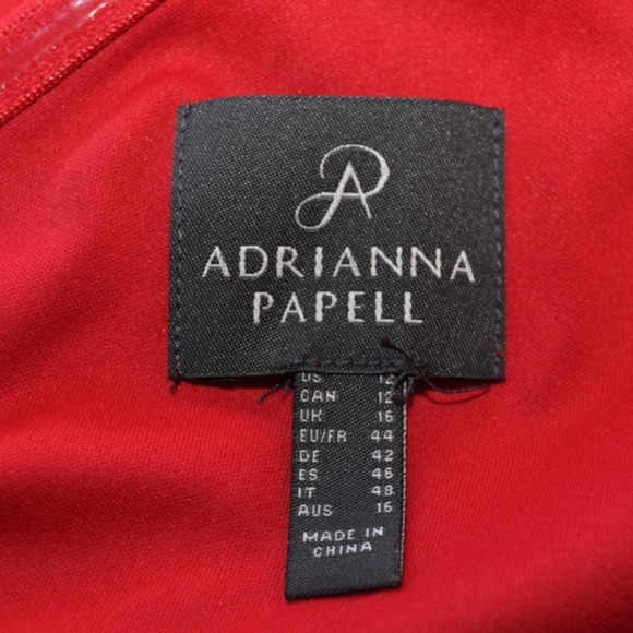 ADRIANNA PAPELL Flutter One Shoulder Jumpsuit 12 - Picture 8 of 10